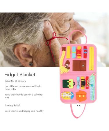 Fiddle Blanket for Dementia | Soothing & Comforting Activities for Seniors | Sensory Products & Gifts for Adults with Dementia - Buy Online on GoSupps.com