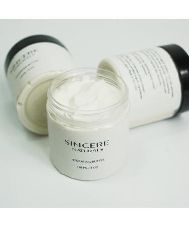 Sincere Naturals Hydrating Butter | Nourish Body & Hair | Moisturize Tighten & Tone | Reduce frizz & Hydrate Hair | Fragrance Free - Buy Online on GoSupps.com