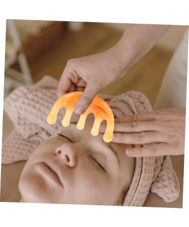 VICASKY Lot de 2 peignes de massage en r sine pour cuir chevelu - Stimulateur de cuir chevelu - Pour gratter le cuir chevelu - Gua Sha - En r sine - Caf  - Buy Online on GoSupps.com