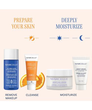 Marcelle Moisture Essentials Holiday Gift Set Cleansing & Moisturizing Skin Care Routine for All Skin Types Hypoallergenic Fragrance-Free Paraben-Free Cruelty-Free - Buy Online on GoSupps.com