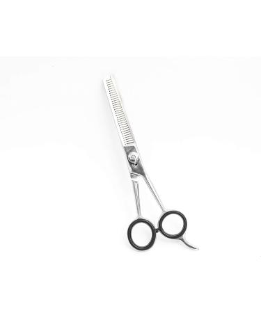 6.5 Inch Hair Thinning Scissors - Barber Shears for Hairdressing, Cutting, Texturizing & Styling - Stainless Steel - Silver (1 Count) - Buy Online on GoSupps.com