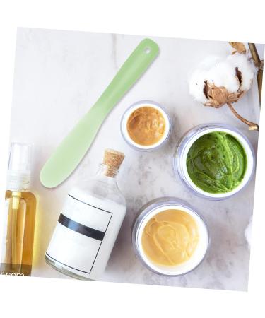 WOONEKY 10pcs Tool Stick Cosmetic Spatula Tool Cosmetic Spatulas Mini Reusable Mixer Pp re-usable 20.5x3x0.6cm Green - Buy Online on GoSupps.com