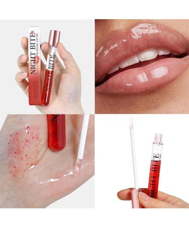  Huxibai Lip oil Lip gloss Long-lasting natural shine without ointment with ideal hydration for pre-makeup preparation and use - Buy Online on GoSupps.com
