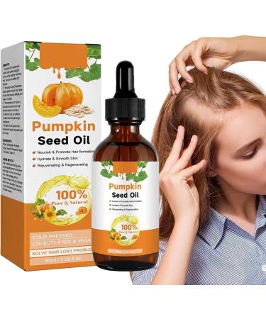  Goowafur Organic pumpkin oil for hair pumpkin seed oil for hair growth eyelashes and eyebrows skin massage hair oil natural organic pumpkin oil against - Buy Online on GoSupps.com