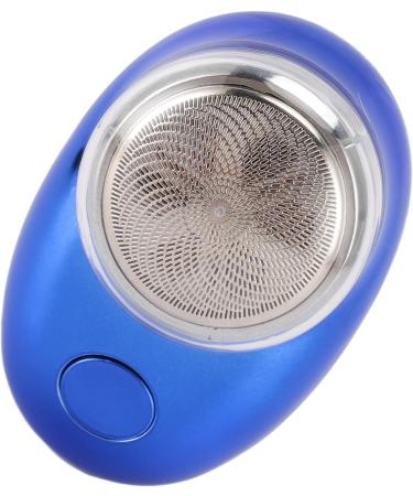 Handheld Beard Trimmer Electric Beard Trimmer Smoothing Cut USB Rechargeable Stainless Steel (Electroplated Blue) - Buy Online on GoSupps.com
