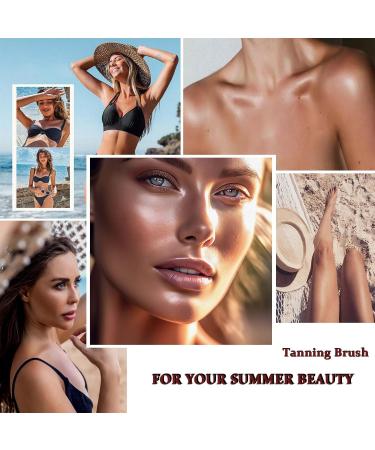 Tanning Brush - Fake Tan Brush for Body - Rose Gold Kabuki Foundation Brush - Self Tanning Brush Applicator Soft Dense Blending Brush - Face Brush for Liquid Powder Makeup - Buy Online on GoSupps.com