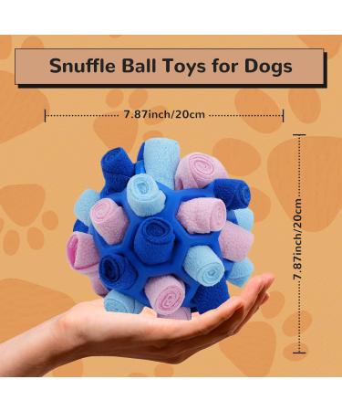 Buy Larimuer Sniffing Ball for Dogs Interactive Snuffle Toy for Small & Medium Pets | Portable Mythical Blue Design - Buy Online on GoSupps.com