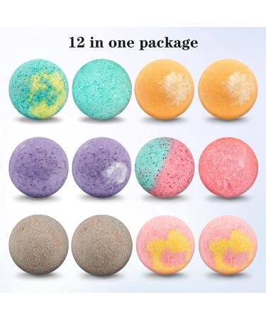 12-Piece Organic Foot Bath Bombs Gift Set for Women - Handmade, Natural Ingredients with Rich Essential Oils for Moisturizing Dry Skin and Relaxing Foot Spa Experience - Buy Online on GoSupps.com