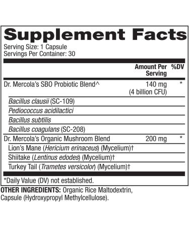 Dr. Mercola Complete Spore Restore - 4 Billion CFU Probiotic Capsules (30 Count) - Buy Online on GoSupps.com