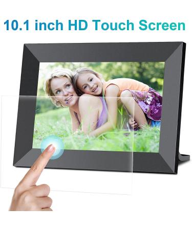 Frameo 10.1 Inch WiFi Digital Picture Frame | 1280x800P IPS Touch Screen | 16GB Storage | Video Clips & Slide Show | Instant Photo Sharing via Free APP - Buy Online on GoSupps.com
