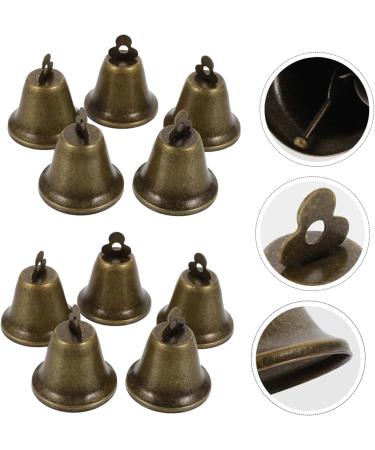 PopetPop 10-Pack Small Cow Bells - Anti-Theft Christmas Decorations for Pets Cattle & Sheep | Loud Iron Bell Accessories - Buy Online on GoSupps.com