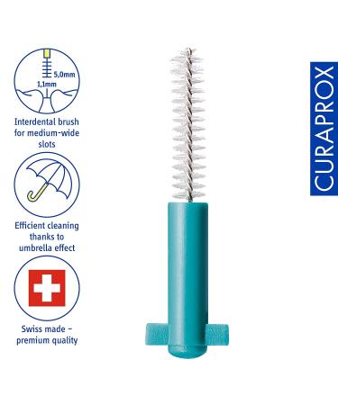 Curaprox CPS 06 Prime Interdental Brushes Refill 8pc 2.2mm Turquoise - Pack of 1 - Buy Online on GoSupps.com