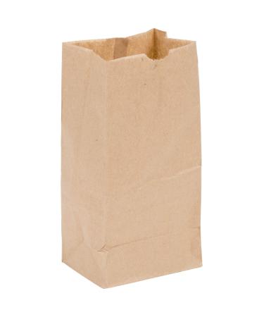 Perfect Stix - Brown Bag 4-100 4lb Brown Paper Lunch Bags - Pack of 100ct 4lb-Pack of 100ct