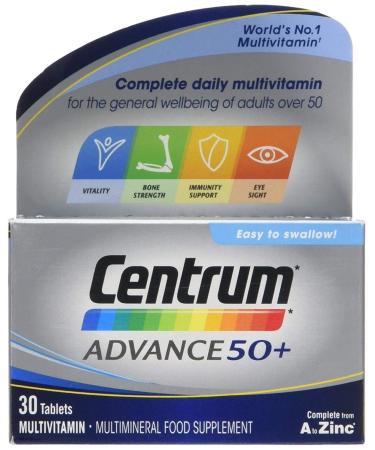 Centrum Advance 50+ Multivitamin (30 Tablets)