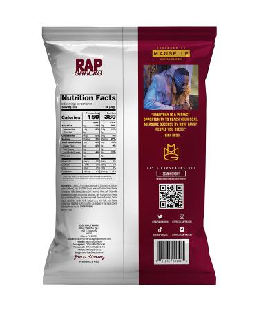 Rap Snacks Rick Ross Rozay Cheddar Potato Chips 2.5 Oz (Pack of 6) - Hip-Hop Stars Edition - Buy Online on GoSupps.com