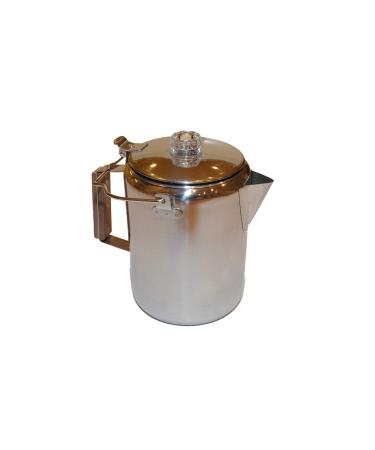 Oregon Trail - 12 Cup Stainless Percolator - Camping Coffee Pot