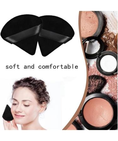 BOBOZHONG Triangle Makeup Powder Puff 6 Pieces Face Sponge Powder Puff Soft Plush Powder Sponge Washable Makeup Sponge Wet Dry Makeup Tool for Loose Powder or Foundation Blush - Buy Online on GoSupps.com