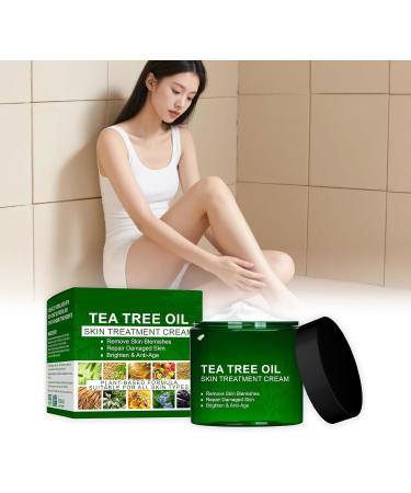  Generisch Tea Tree Oil Cream Tea Tree Oil Skin Care Cream Tea Tree Oil Organic Cream Natural Cosmetic for Impure Skin Care for All Skin Care - Buy Online on GoSupps.com