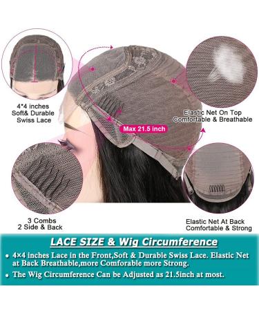 Fairgreat 4x4 Lace Front Human Hair Wig 16 Inch | Brazilian Body Wave Wig for Black Women - Buy Online on GoSupps.com