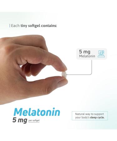 Nutra Nutrition Melatonin 5 mg 120 Small, Easy-to-Swallow Softgels Natural Sleep Supplement Non-Habit Forming Formula Promotes Nighttime Relaxation and Sleep Aid 120-Day Supply - Buy Online on GoSupps.com