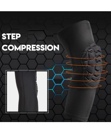 Collision Knee Pads - Closed Type Anti-Slip Sports Knee Pads for Gym | Sweat Releasing Size M - Buy Online on GoSupps.com