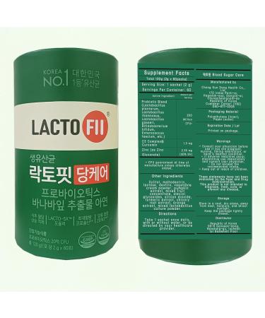 2 Billion CFU Corosolic Acid Digestive Health Support for Lacto-F.i.t Probiotic with Banaba Leaf & Zinc 60 Pouches (120g) - Buy Online on GoSupps.com