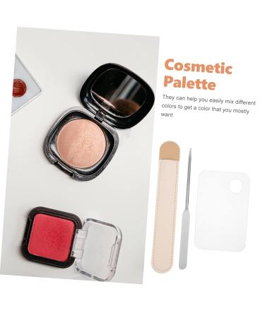 Buy Hemoton Palette Stick Makeup Set - Foundation & Skincare Spatula | Korean Cosmetics Mixing Palette & Mini Stainless Steel Spatula - 17.5X15CM - Buy Online on GoSupps.com