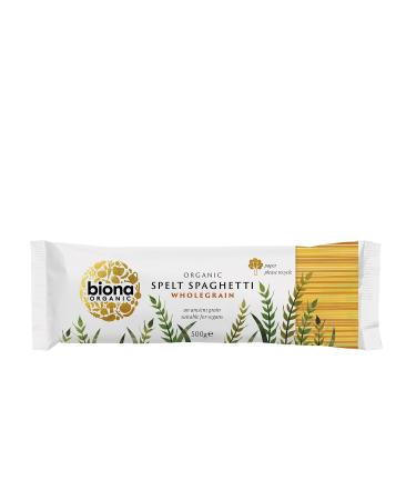 Biona Organic Spelt Wholegrain Spaghetti 500g 500 g (Pack of 1) - Buy Online on GoSupps.com
