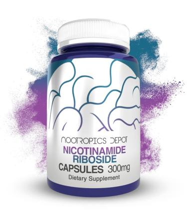Nootropics Depot Nicotinamide Riboside Capsules | 300mg | NAD+ Precursor | 30 Count | Promotes NAD+ Levels | Cellular Energy 30.0 Servings (Pack of 30)