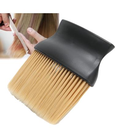 KUIKUI Professional Neck Duster Brush for Barber - Soft Neck Cleaning and Hair Removal Brush in Light Yellow - Buy Online on GoSupps.com