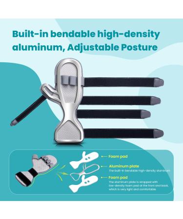 Stroke Hand Brace Splint for Finger Straightening | Prevent Curling & Contractures | Men & Women | Left & Right Hand Support - Buy Online on GoSupps.com