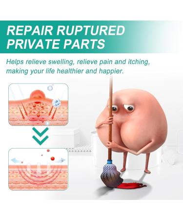 Hemorrhoid Cream Herbal Hemorrhoids Cream for Men and Women 20g (3pcs) - Buy Online on GoSupps.com