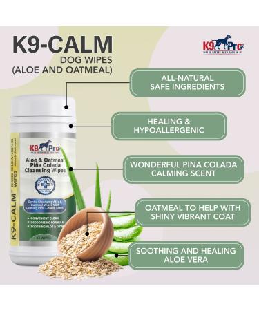 K9 Pro Dog Wipes - All Natural Premium Pet Wipes for Paws and Butt - 60 Count - Buy Online on GoSupps.com