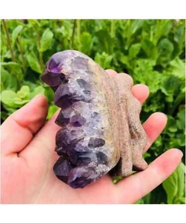Natural Crystal Rough Natural Crystal Rough Rough Natural Amethyst Quartz Crystal Cluster Angel Purple Home Stone Home Decoration 1pc - Buy Online on GoSupps.com