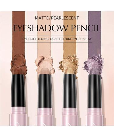 Shimmer Matte Eye Shadow Sticks - Waterproof & Smudge-Proof Eyeshadow Sticks Set - Long-Lasting Eye Shadow Pencils with Multi Neutral Colors Nicything Group 1 - Buy Online on GoSupps.com