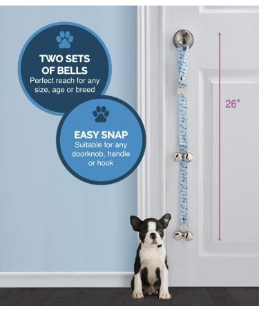 Poochie Bells Good Dog Green - Dog Walking Training & Doorbell for Effective House Training - Buy Online on GoSupps.com