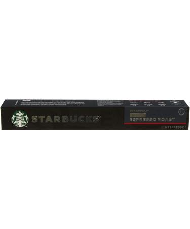 Starbucks Decaf Espresso Roast Dark Roast Red Coffee Maker Nespresso Compatible with Uncapsulated Coffee Capsules 10 Capsules - Buy Online on GoSupps.com