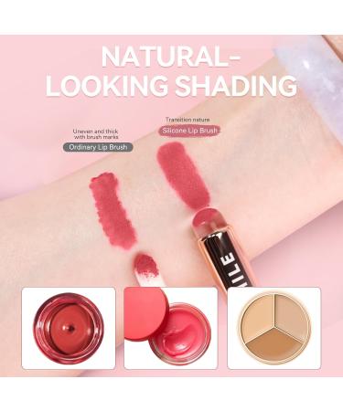 Lip Pudding Pot Blurred Pudding Pot for Lips and Cheeks Blurred Makeup Blush Lightweight to Build Soft Matte Velvet Finish Multi-use (03#Passion) - Buy Online on GoSupps.com