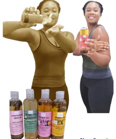 Organic Hair Solution | Rose Nourishing Body Oil | Plant-Based Moisturizer & Hydrating Massage Oil for Dry Skin | 8 oz Radiant Glow - Buy Online on GoSupps.com