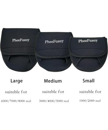 PheeFazay 2 Pack Neoprene Spinning Fishing Reel Covers - Medium Size for 3000 4000 5000 Reels - Buy Online on GoSupps.com
