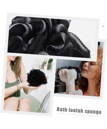 Buy Hemoton 6 Pcs Charcoal Bath Balls & Sponge - Men's Body Scrubber & Shower Pouf | Soft Bath Wipe for Ultimate Cleanliness - Buy Online on GoSupps.com