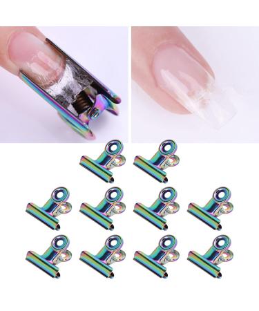 10 Pieces Nail Tip Clips Set | Multifunction Nail Art & Manicure Tools for DIY Extensions - Buy Online on GoSupps.com