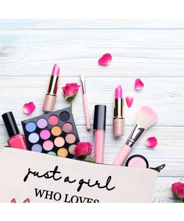 BDPWSS Chicken Lover Gifts: Funny Chicken Lady Makeup Travel Bag for Women - Just a Girl Who Loves Peckers - Buy Online on GoSupps.com