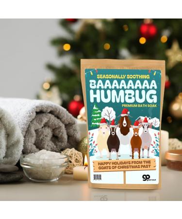 Goats of Christmas Past Bath Soak - Premium Sea Salt Gift for Teens | Funny Christmas Gag Gift for Boys & Girls | Perfect Stocking Stuffer for Animal Lovers & Goat Farmers - Buy Online on GoSupps.com