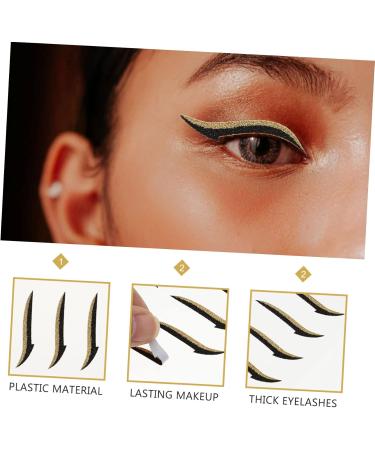 Angoily 320 Pairs Eyeliner Stickers Eye Makeup Tools Stiker Reusable Double Eyelid Tapes Eyes Skin Patch 1 count (Pack of 1) Assorted Colorx8pcs - Buy Online on GoSupps.com