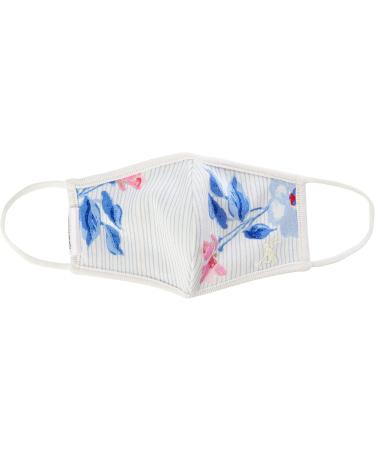 Joules Girls Jersey Face Covering - White Floral Stripe | One Size | Stylish & Comfortable | International Shipping - Buy Online on GoSupps.com