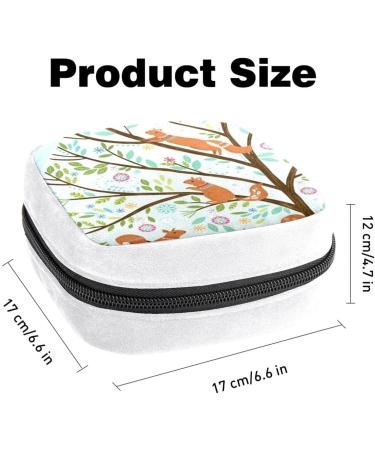 Cartoon Animal Tree Design Sanitary Napkin Storage Bag | Period & Tampon Pouch Color2295 - Buy Online on GoSupps.com