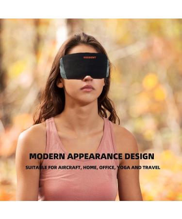 REEBENT Sleep Mask with Veil | 2 Storage Cases | 100% Light Blocking Cotton Eye Blinder | Ideal for Gift, Travel, Yoga | Best Sleeping Mask for Women and Men - Buy Online on GoSupps.com