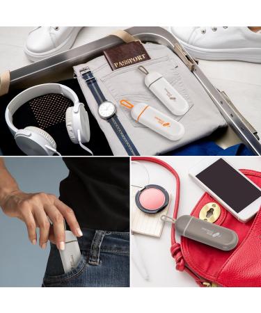 Optimize Your Health: Portable White & Orange Pill Box for Vitamins and Medication - Secure Compact Daily Dose Organizer - Buy Online on GoSupps.com