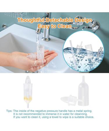 Uxoz Nasal Aspirator for Baby  Quiet Nose Sucker  Nose Aspirator for Toddler  Comfortable Nose Suction with Powerful Negative Pressure Handle - Buy Online on GoSupps.com